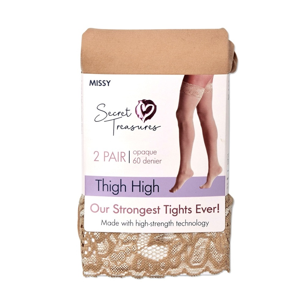 Secret Treasures Women's Socks, 2-Pack NEW